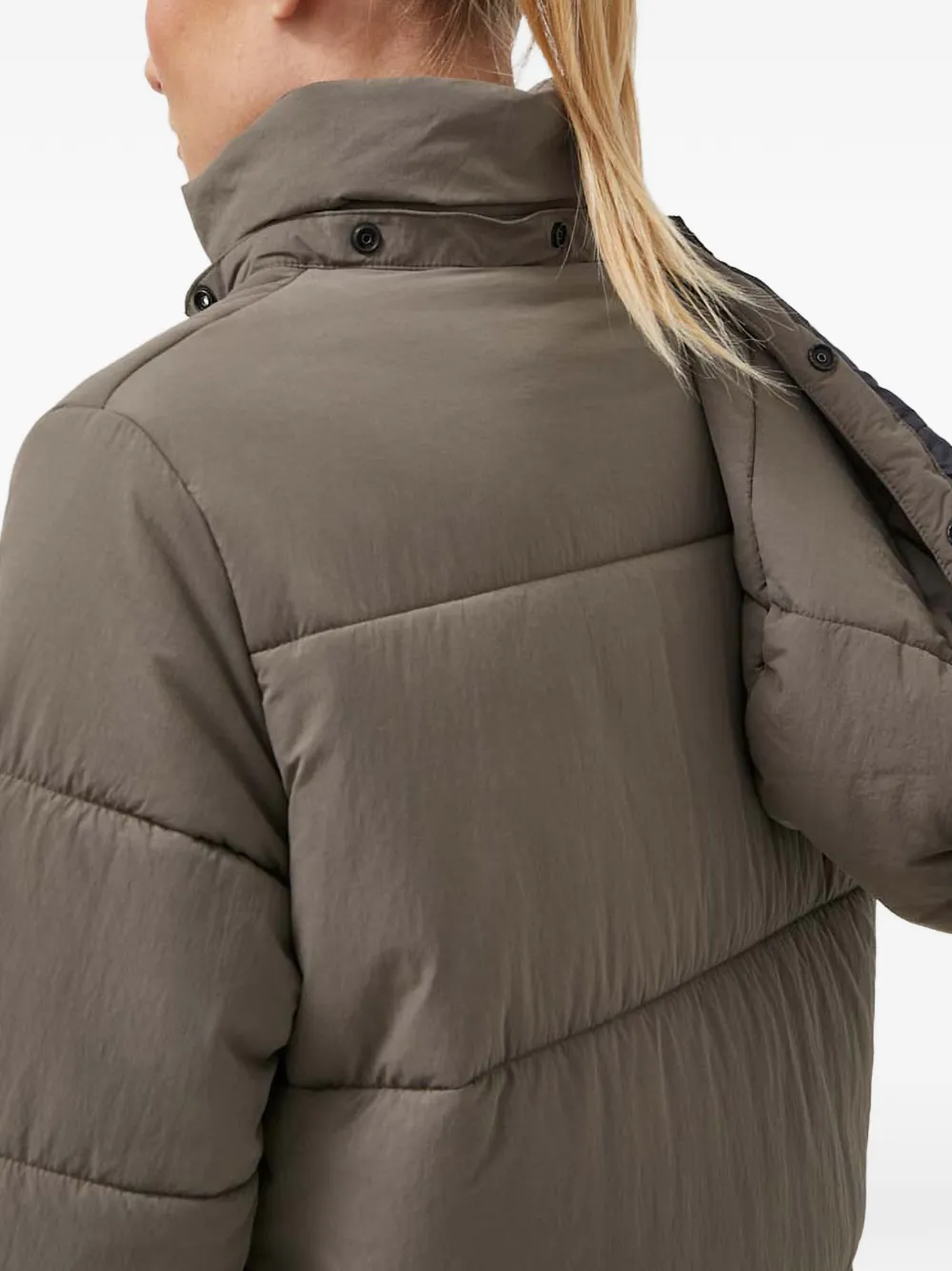 JACK WOLFSKIN Karolinger gewatteerd jack met capuchon Grijs