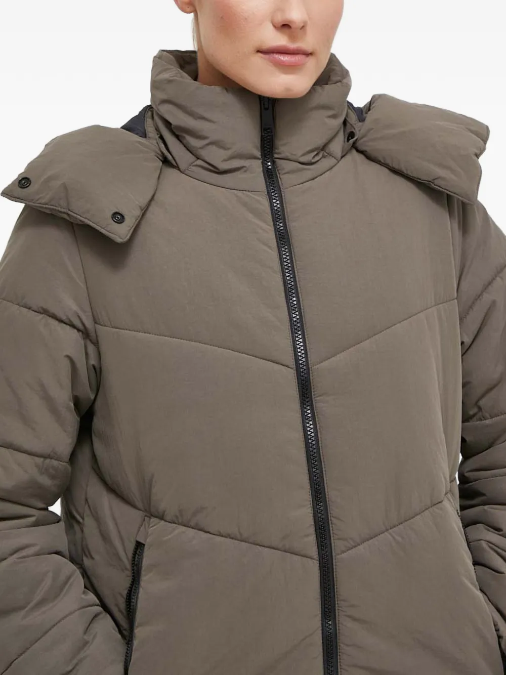 JACK WOLFSKIN Karolinger gewatteerd jack met capuchon Grijs