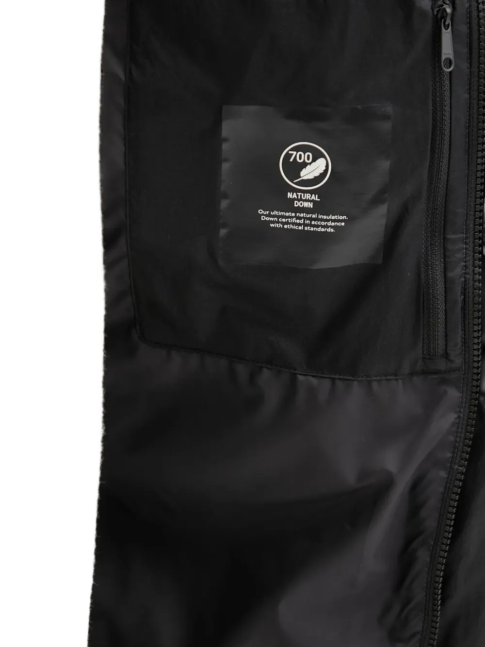 JACK WOLFSKIN Icy Hill gewatteerd jack met capuchon Zwart