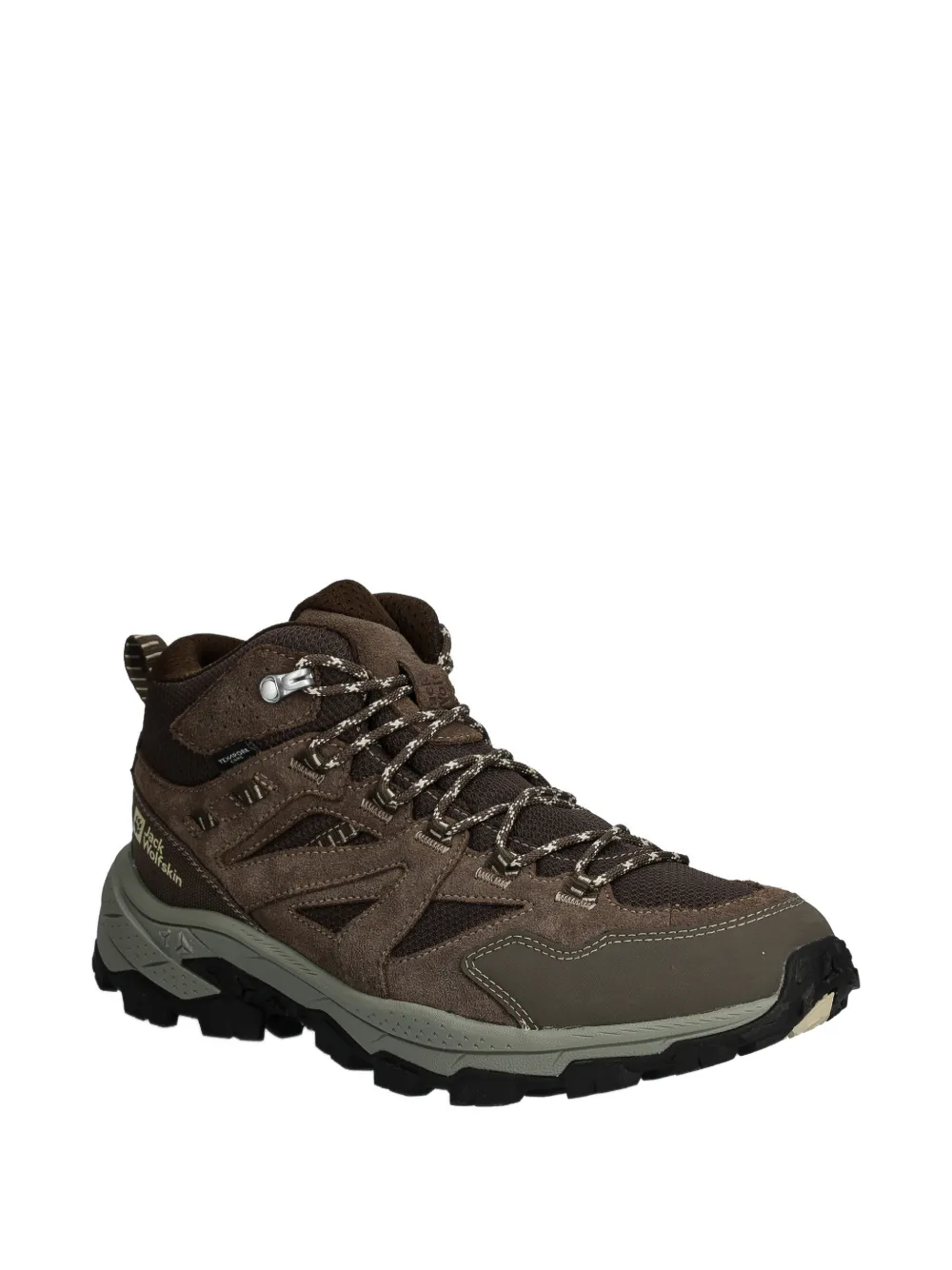 JACK WOLFSKIN Vojo suede panelled hiking boots Bruin