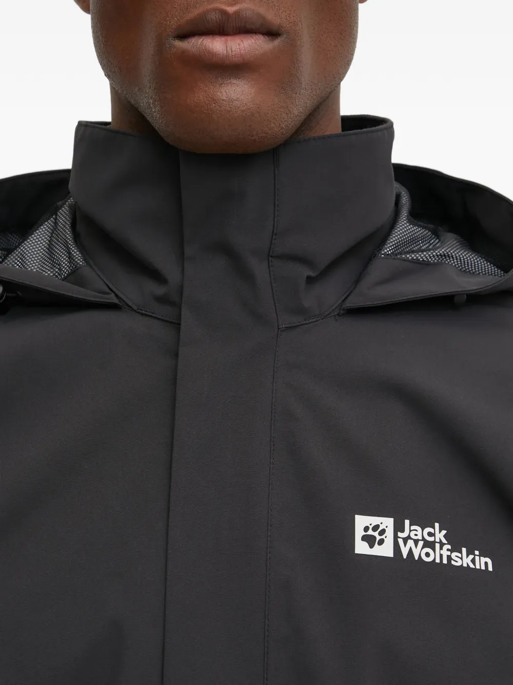 Logo Hooded Performance Jacket