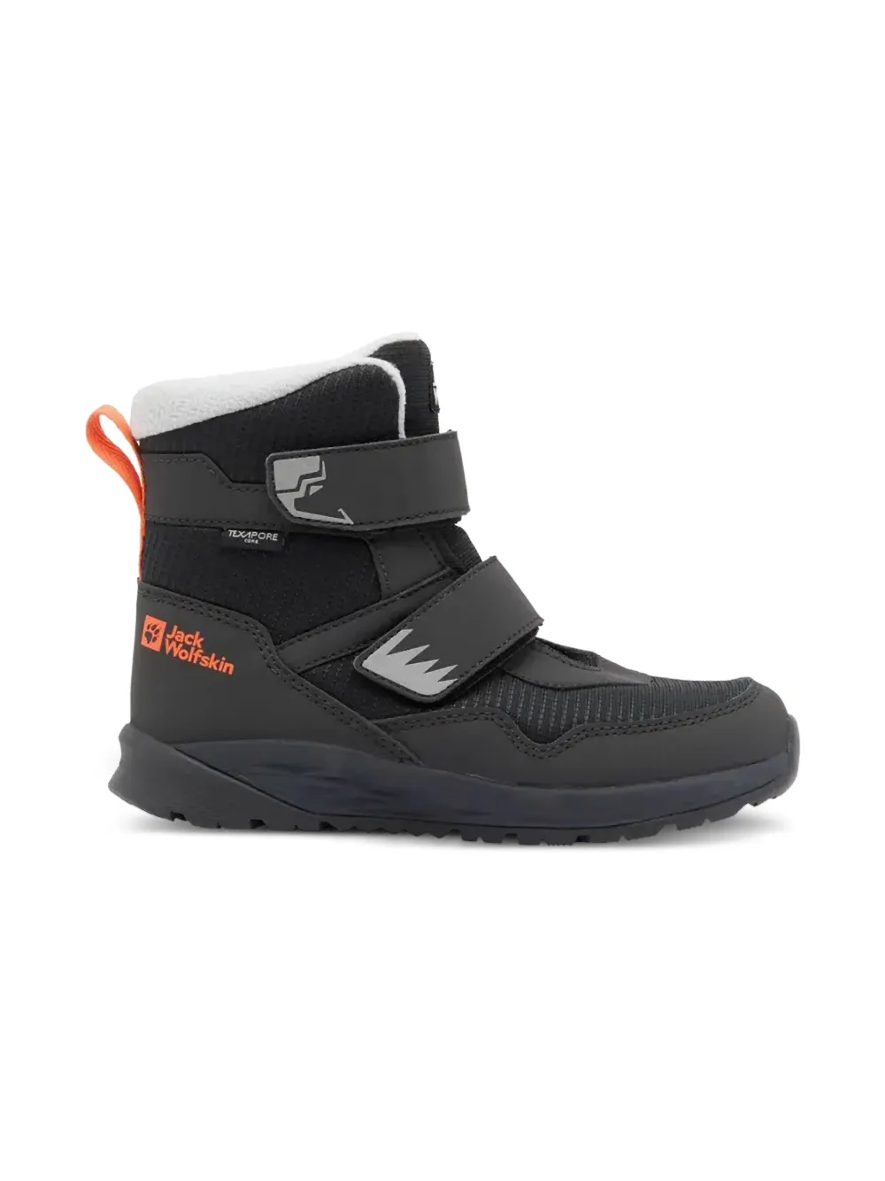  Jack Wolfskin Polar Bear-b Texapore Mid Vc Touch-strap Boots - Black 