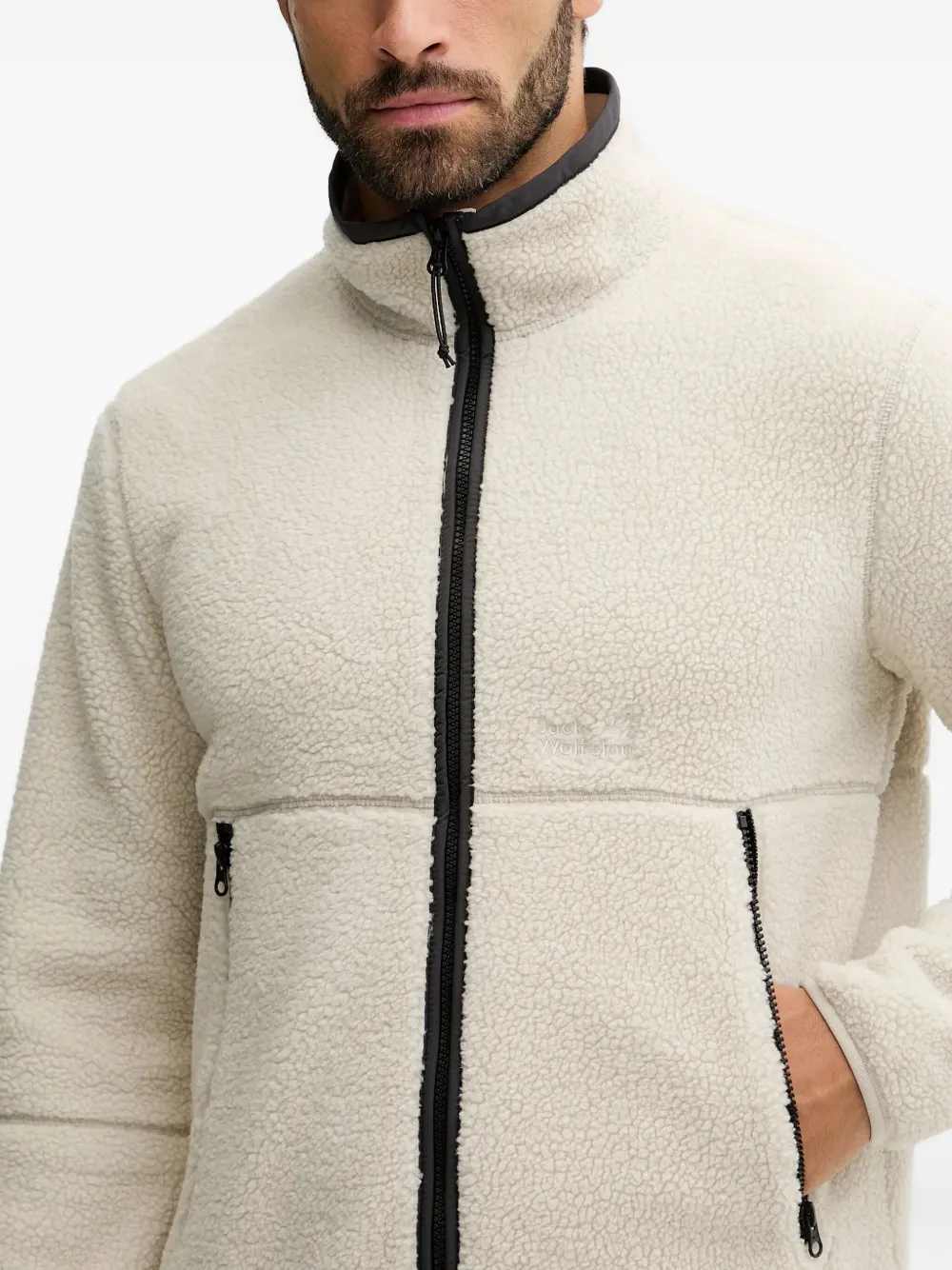 JACK WOLFSKIN Fleece jack Wit