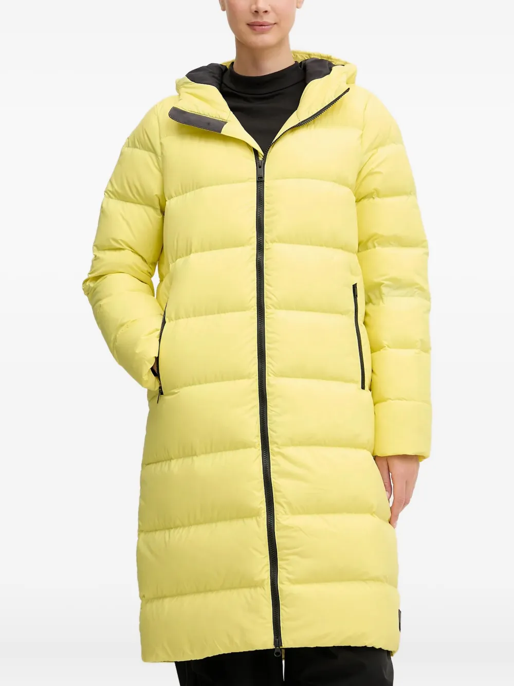 JACK WOLFSKIN Frozen Palace フーデッド パデッドコート - イエロー