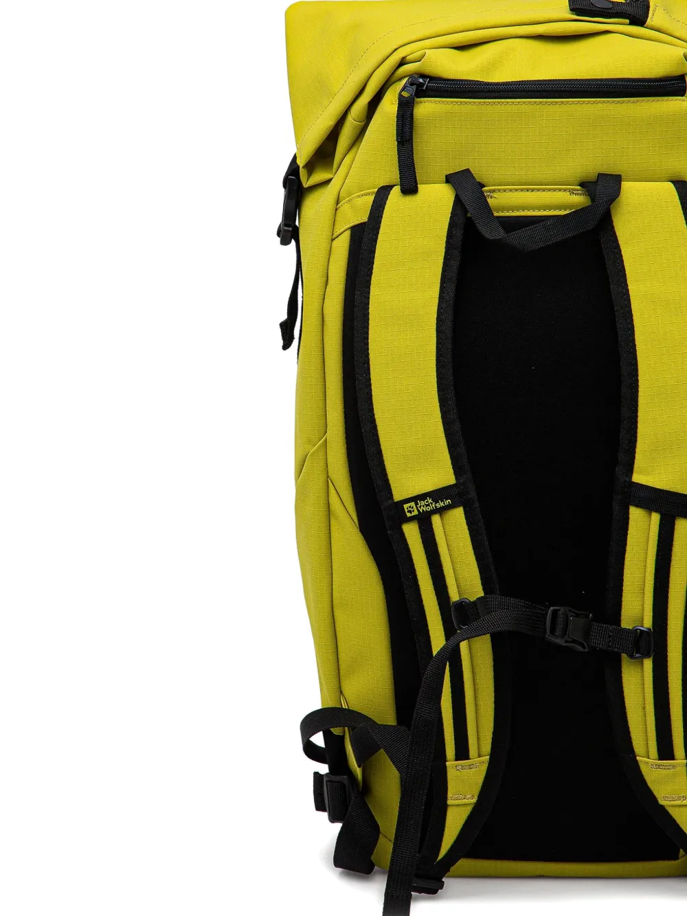 Jack Wolfskin Logo-print Backpack In Yellow