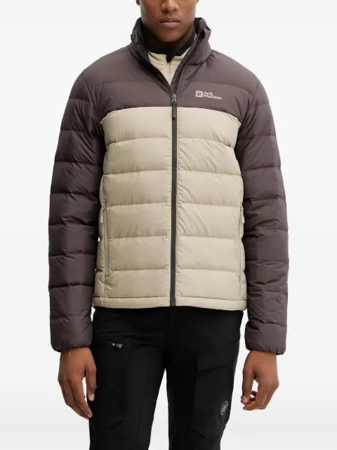 JACK WOLFSKIN colour-block padded jacket