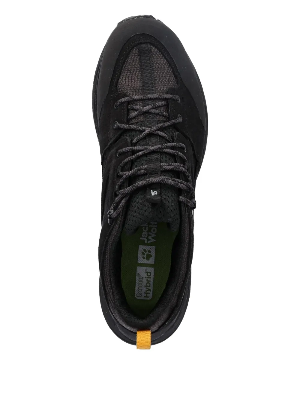 Jack Wolfskin Lace-up Performance Sneakers In Black