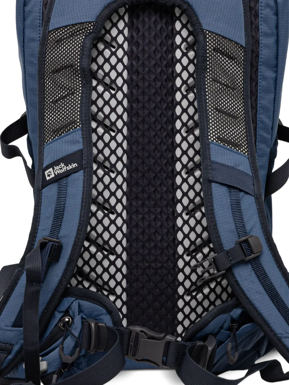 JACK WOLFSKIN Rugzak met logodetail Blauw