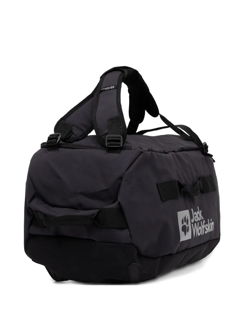 Jack Wolfskin Duffle 45 Logo-print Luggage Bag In Black