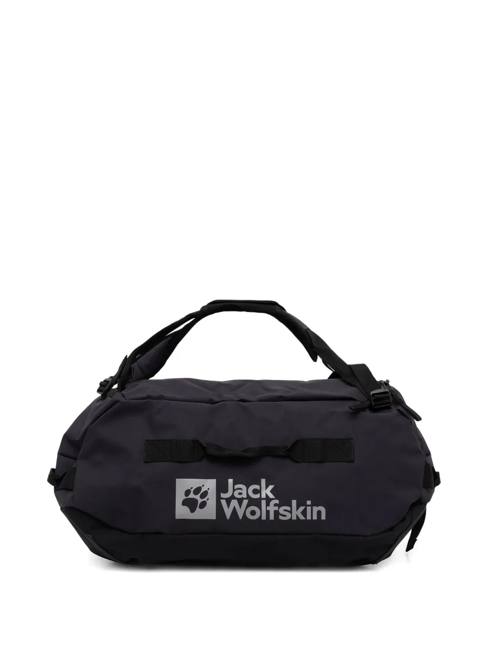 Jack Wolfskin Duffle 45 Logo-print Luggage Bag In Black