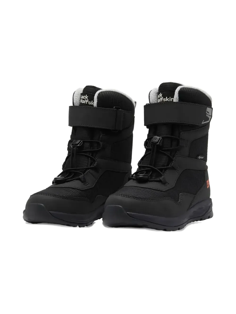 JACK WOLFSKIN Laarzen met klittenband en trekkoord Zwart
