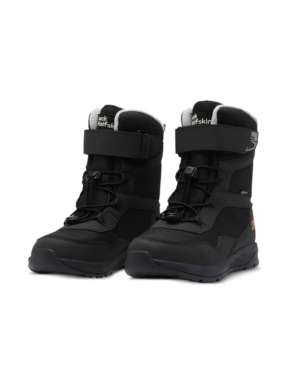  Jack Wolfskin Touch-strap Drawstring Boots - Black 
