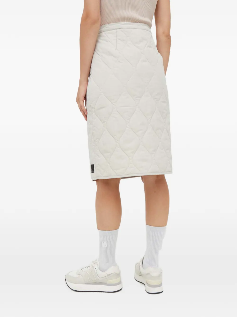  Jack Wolfskin Quilted Midi Skirt - Neutrals 