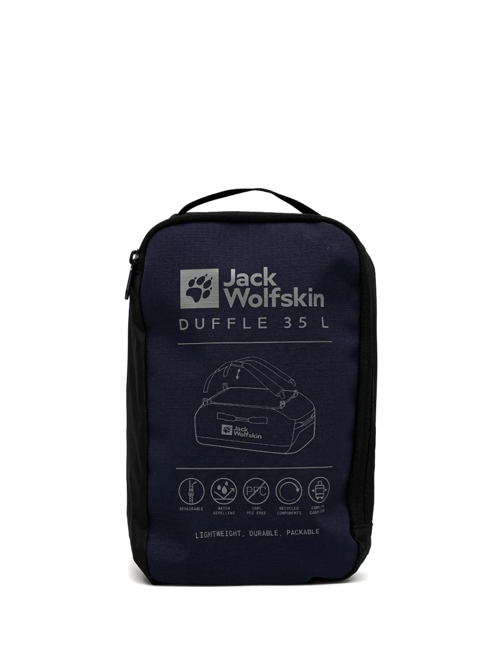 Jack Wolfskin Zip-fastening Duffle Bag In Blue