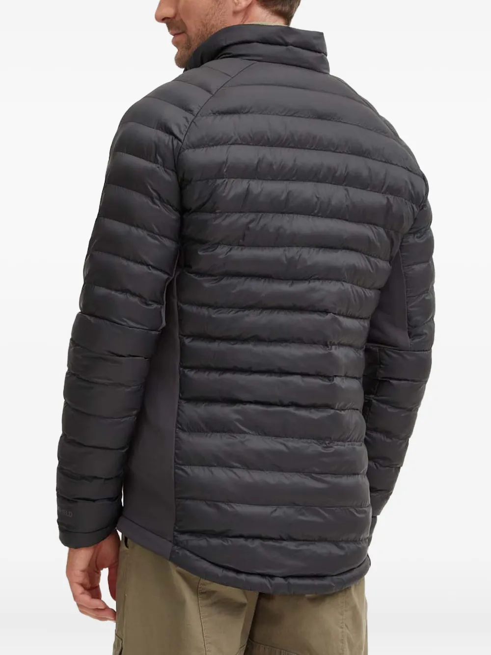 JACK WOLFSKIN Gewatteerd trainingsjack met ritssluiting Zwart