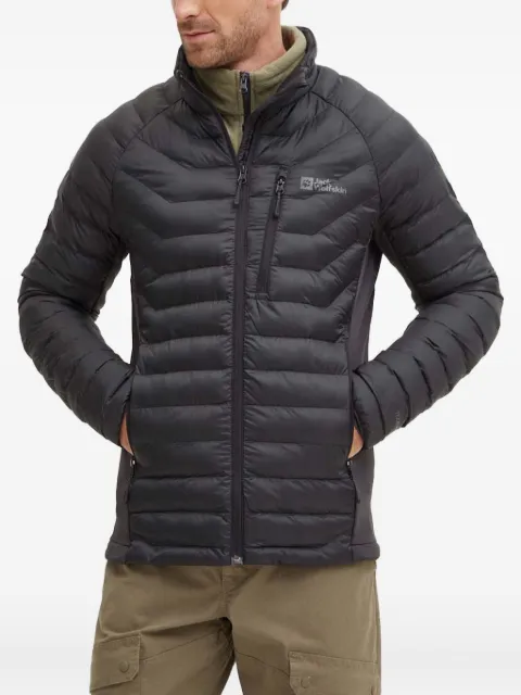 JACK WOLFSKIN quilted zip-fastening performance jacket