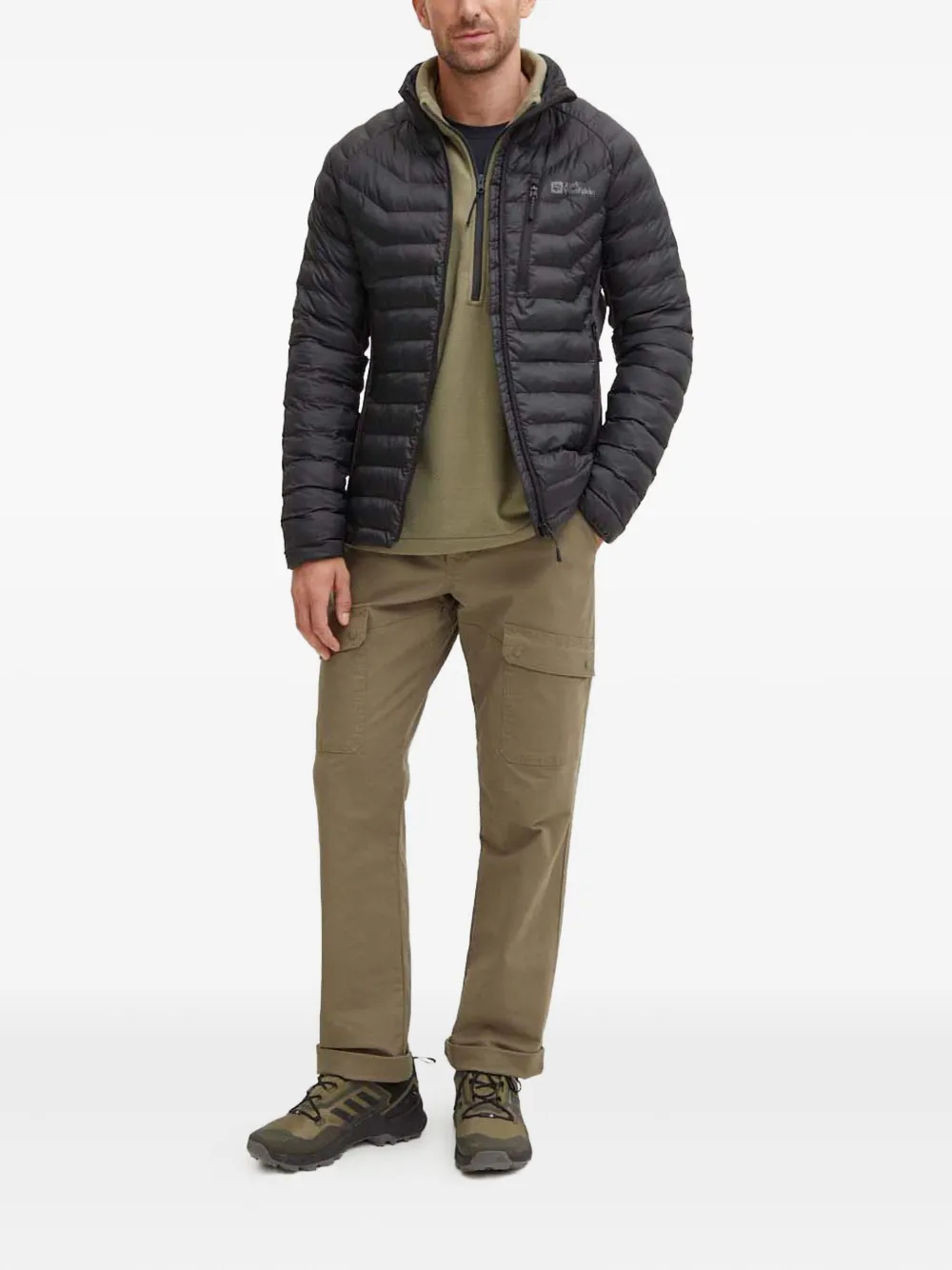 JACK WOLFSKIN quilted zip-fastening performance jacket | Lightweight Jackets | Image 2