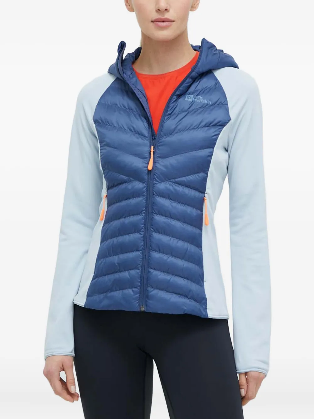 Jack Wolfskin Routeburn Pro Hybrid Performance Jacket In Blue