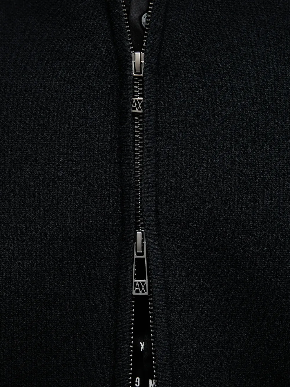 Armani Exchange Vest met rits Blauw