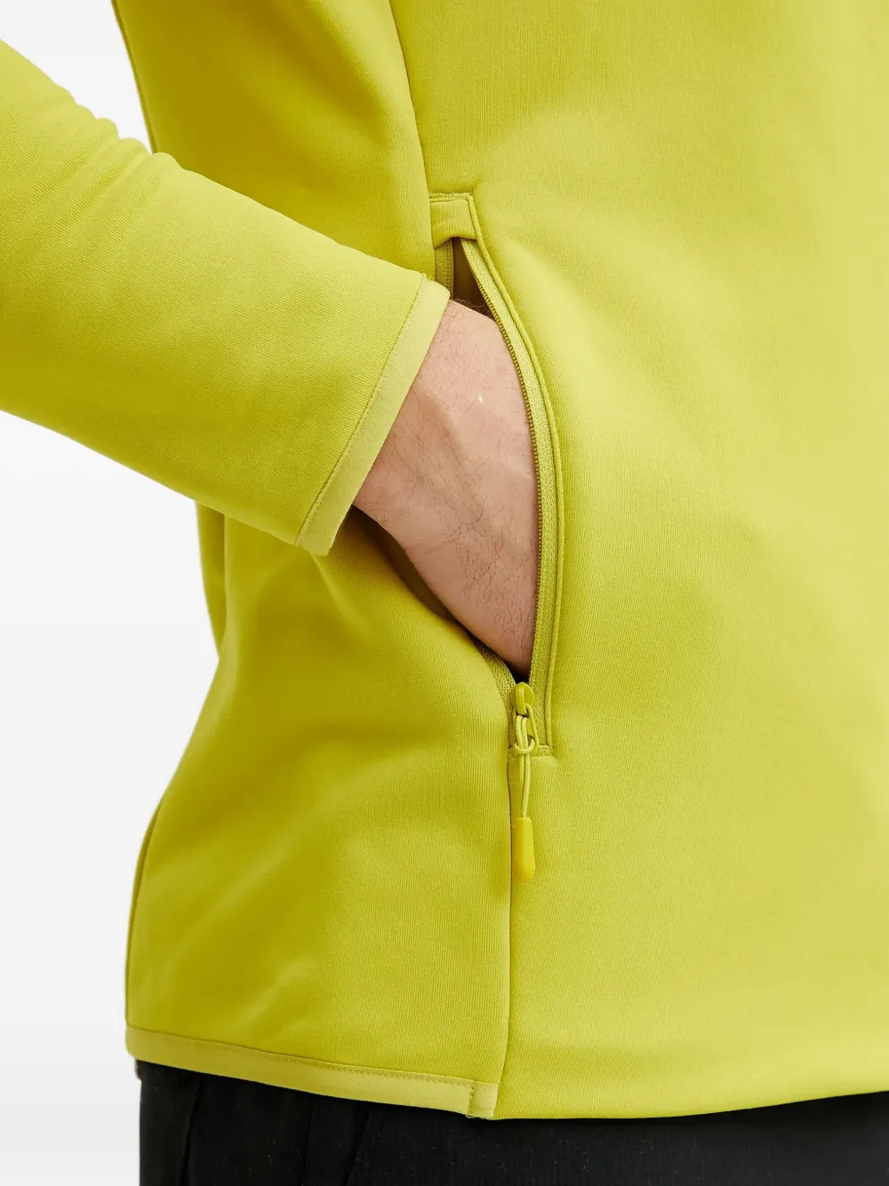 JACK WOLFSKIN Sweater met rits Geel