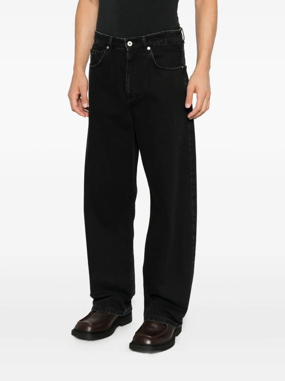  Amaránto Logo-patch Jeans - Black 
