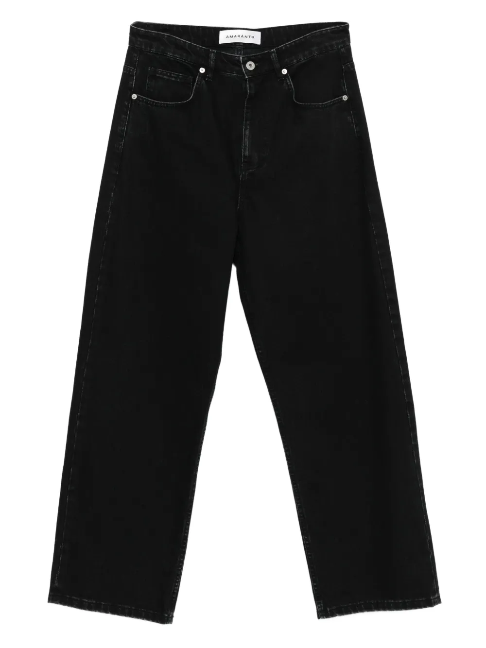 AMARÁNTO jean à patch logo | noir | Image 1