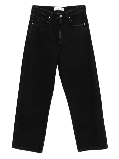 AMARÁNTO logo-patch jeans