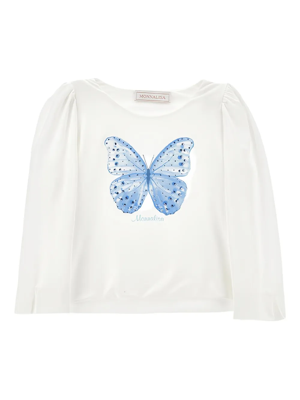 Monnalisa playera con mangas farol | blanco | Image 1