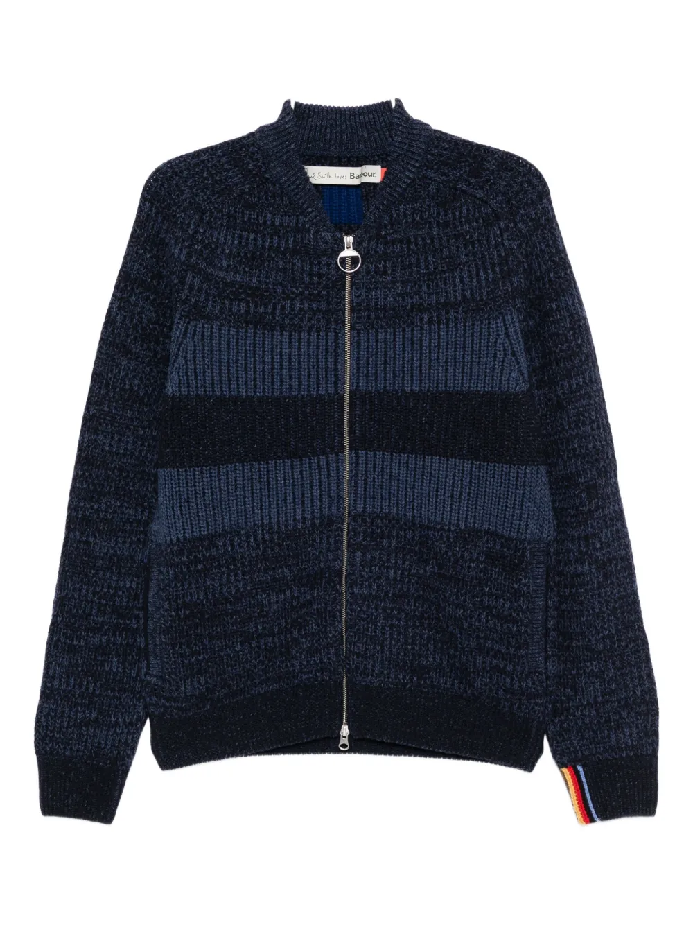Barbour Barbour x Paul Smith bomer cardigan - Blu