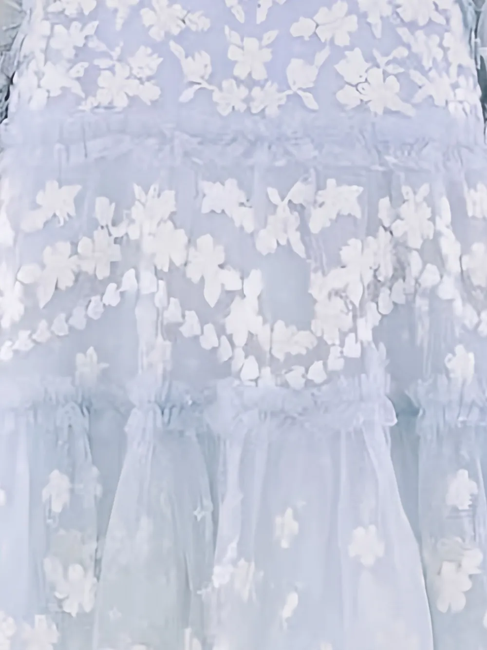 NEEDLE & THREAD KIDS Jurk met ruches - Blauw