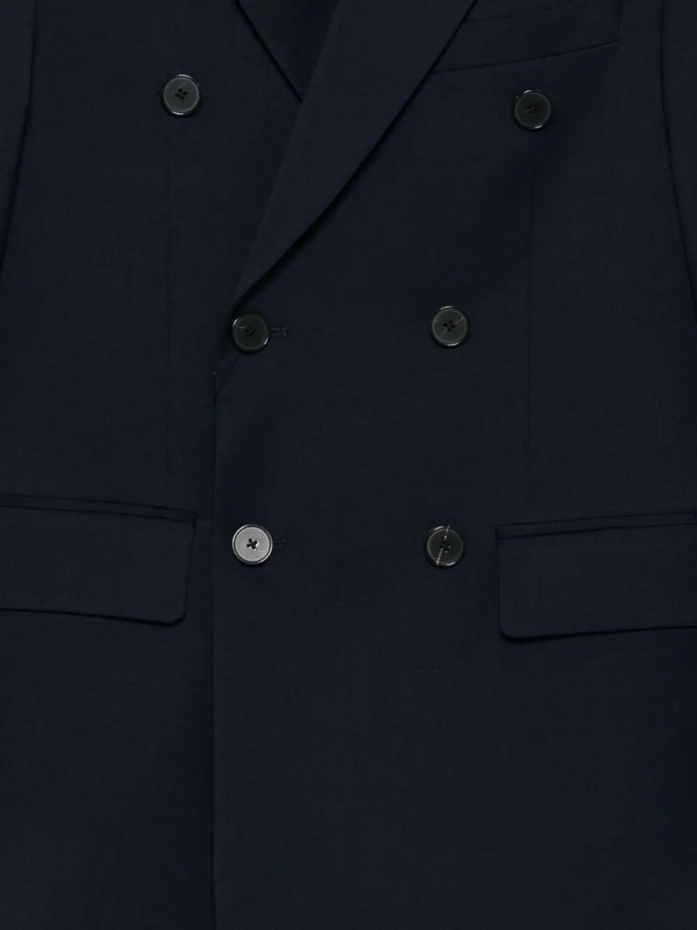  Amaránto Double-breasted Blazer - Blue 