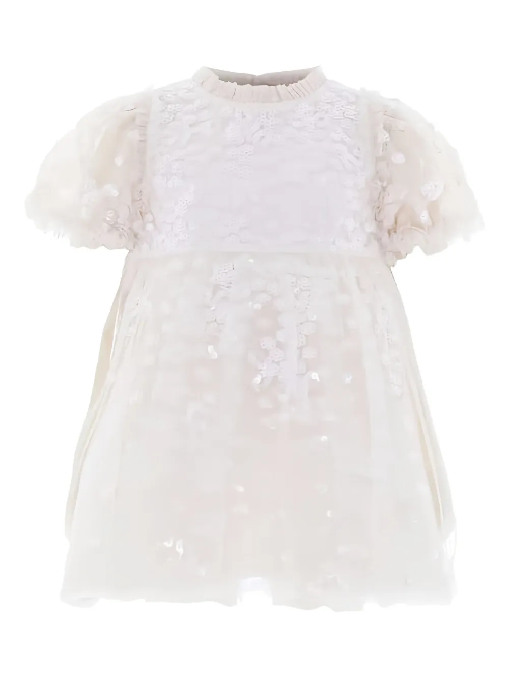 NEEDLE & THREAD KIDS Abito con maniche a palloncino - Toni neutri