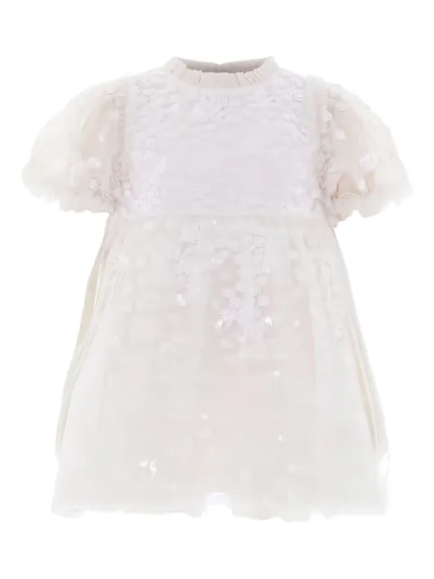 NEEDLE & THREAD KIDS vestido con mangas farol