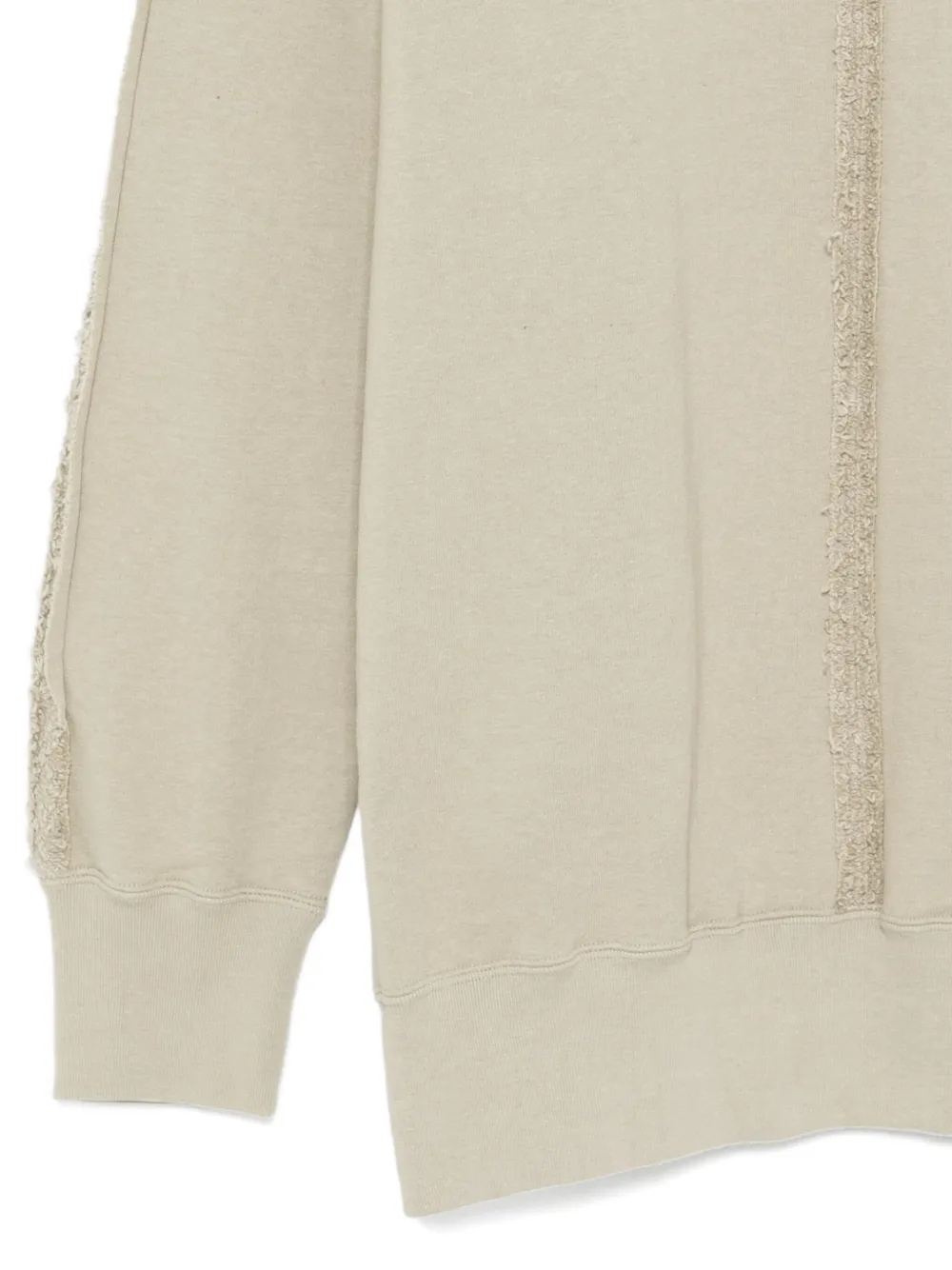 Comme des Garçons Homme Sweater met franje Beige