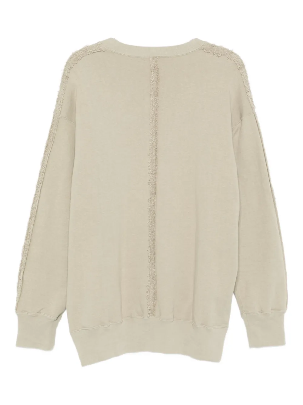 Comme des Garçons Homme Sweater met franje - Beige