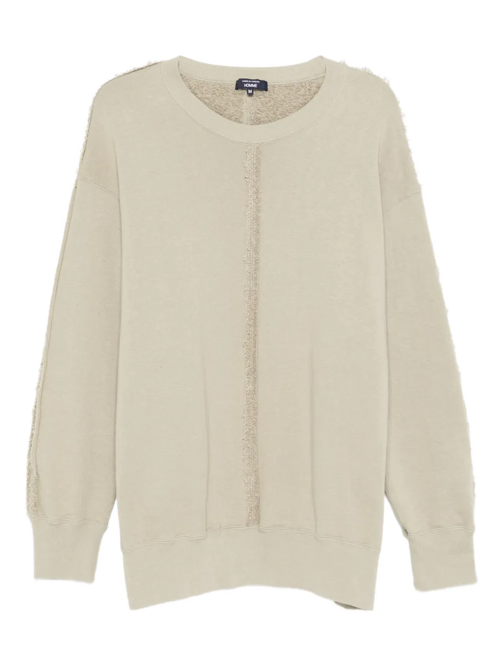 Comme des Garçons Homme frayed sweatshirt – Neutrals