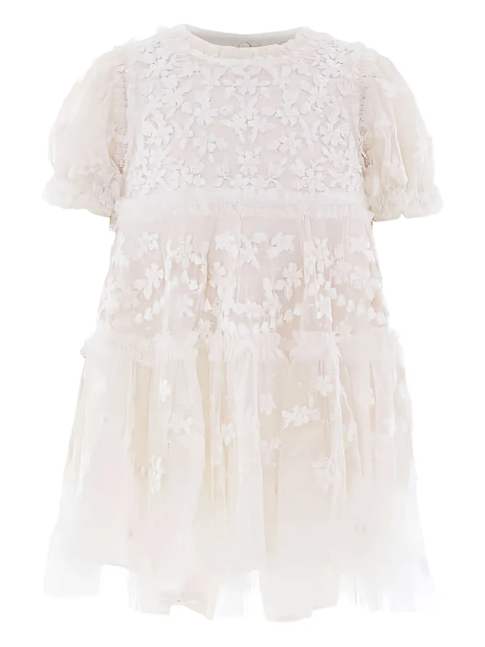 NEEDLE & THREAD KIDS floral dress - Neutrals