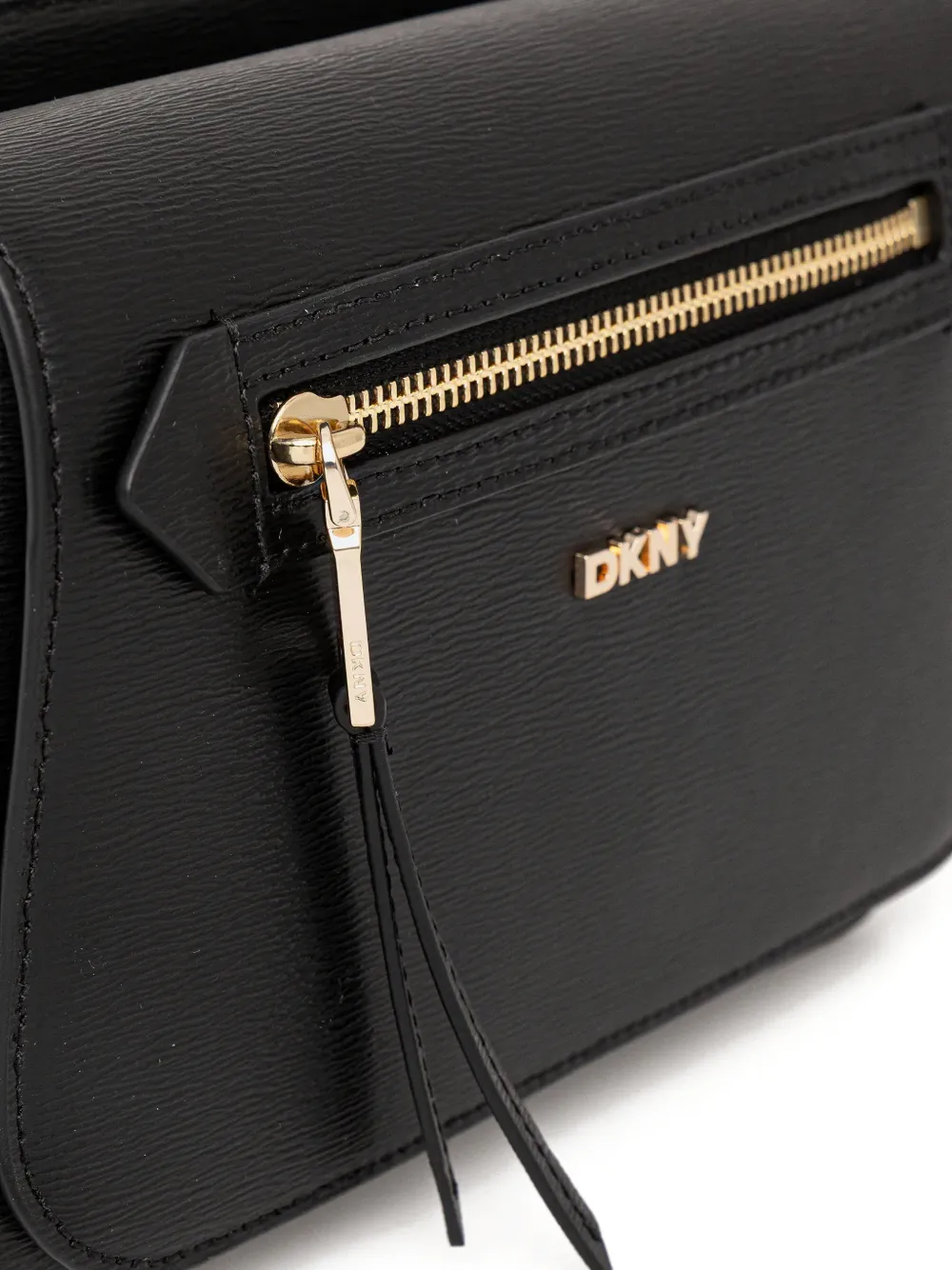 DKNY Bryant crossbodytas met rits en ketting Zwart