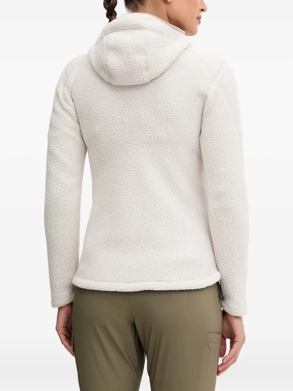 Jack Wolfskin Hooded Zip Sweatershirt In Neutral