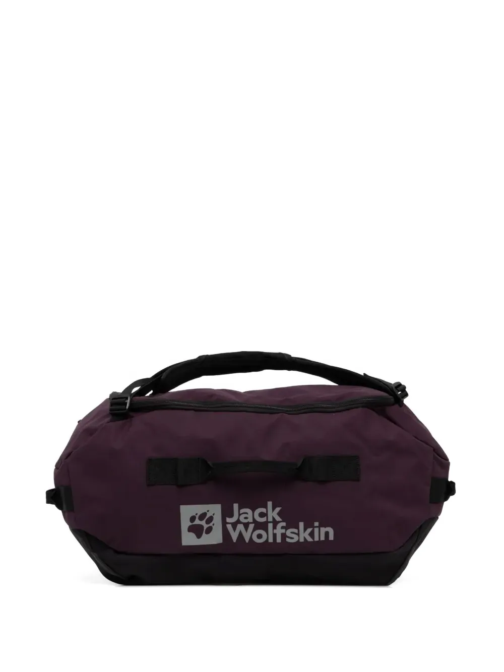 Jack Wolfskin Duffle Logo-print Luggage Bag In Purple