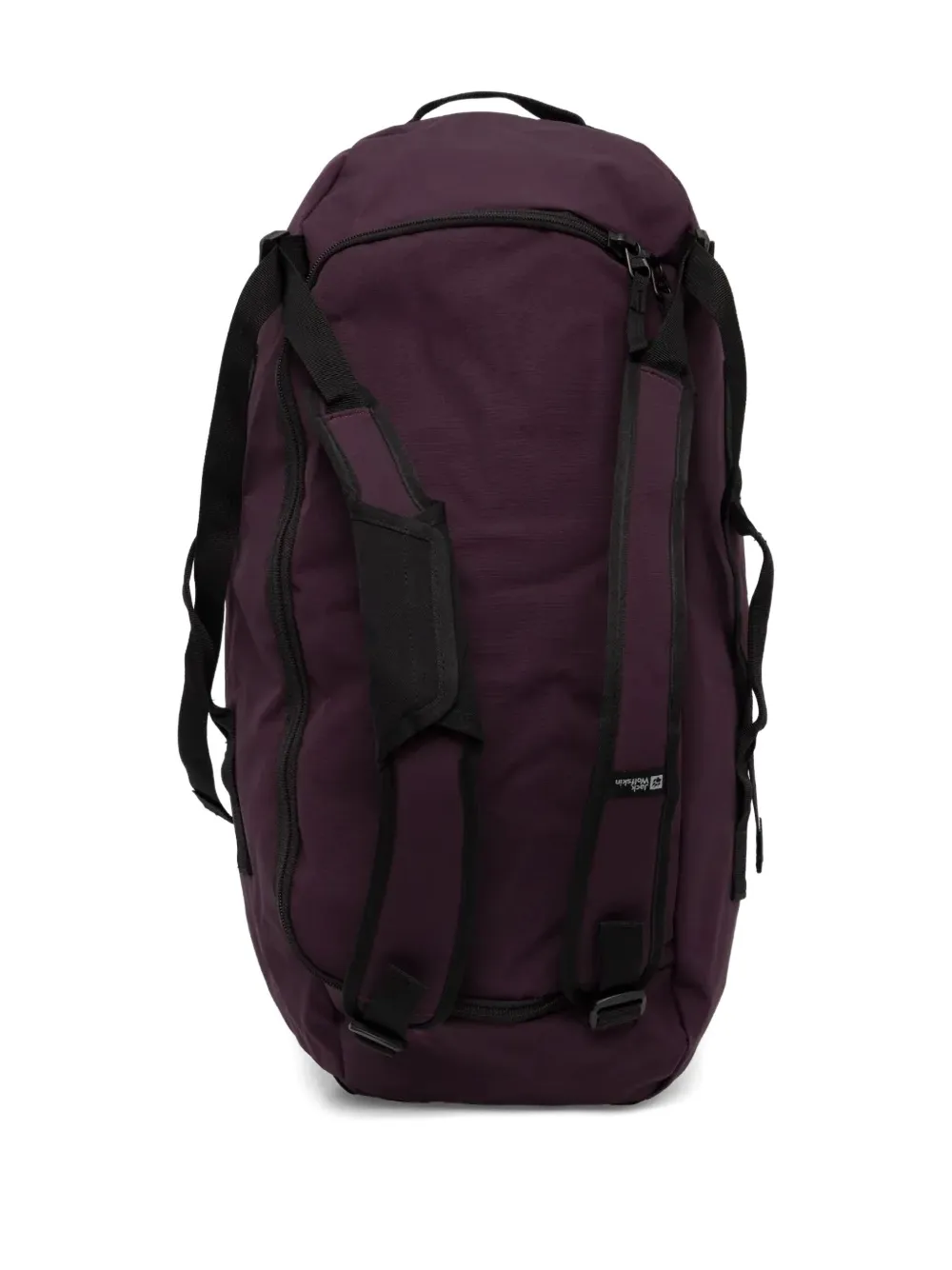 Jack Wolfskin Duffle Logo-print Luggage Bag In Purple