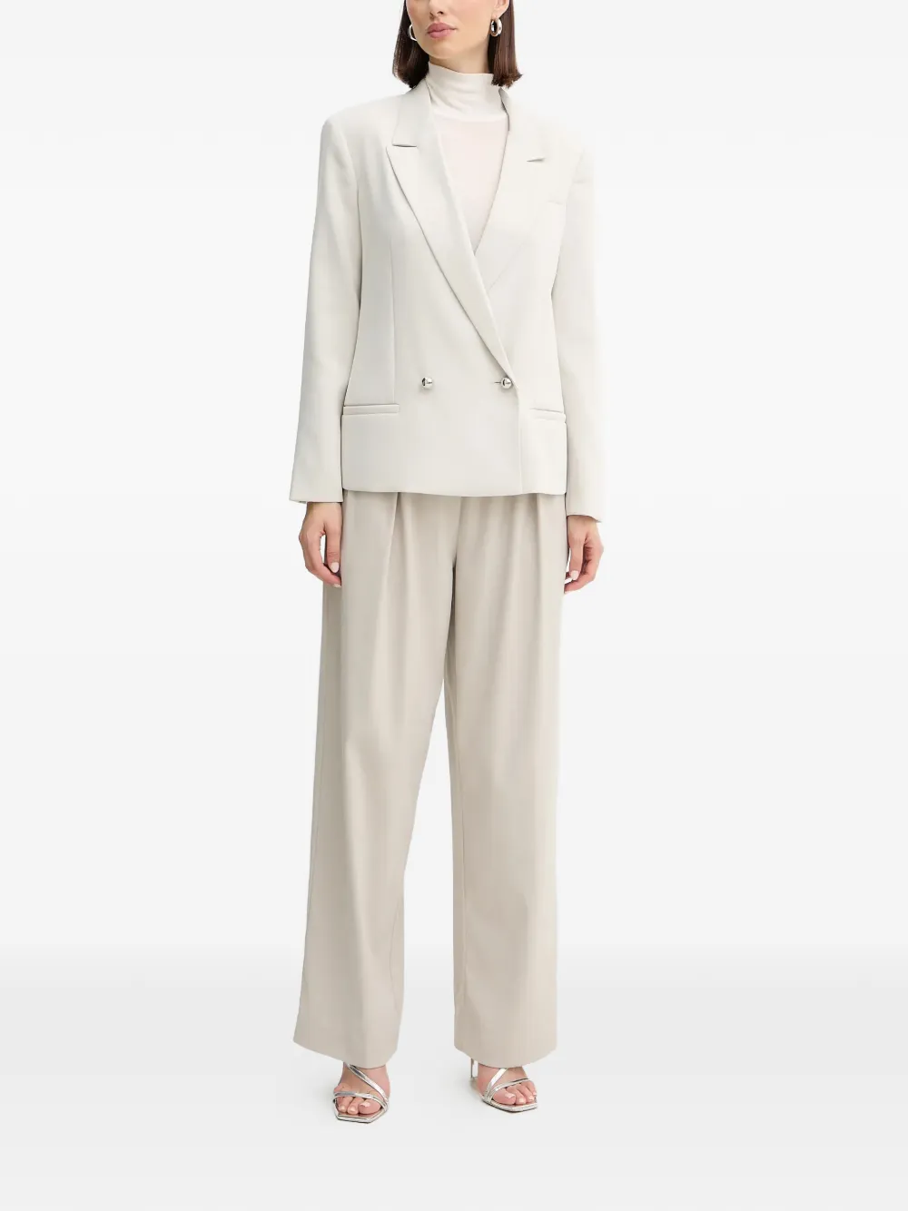  Armani Exchange Double-breasted Blazer - Neutrals 