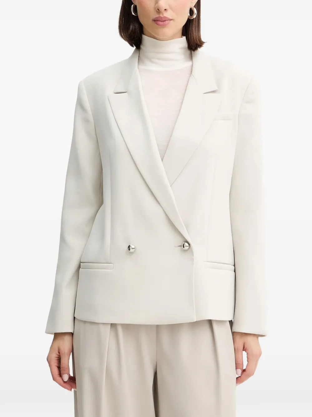 Armani Exchange double-breasted blazer - Toni neutri