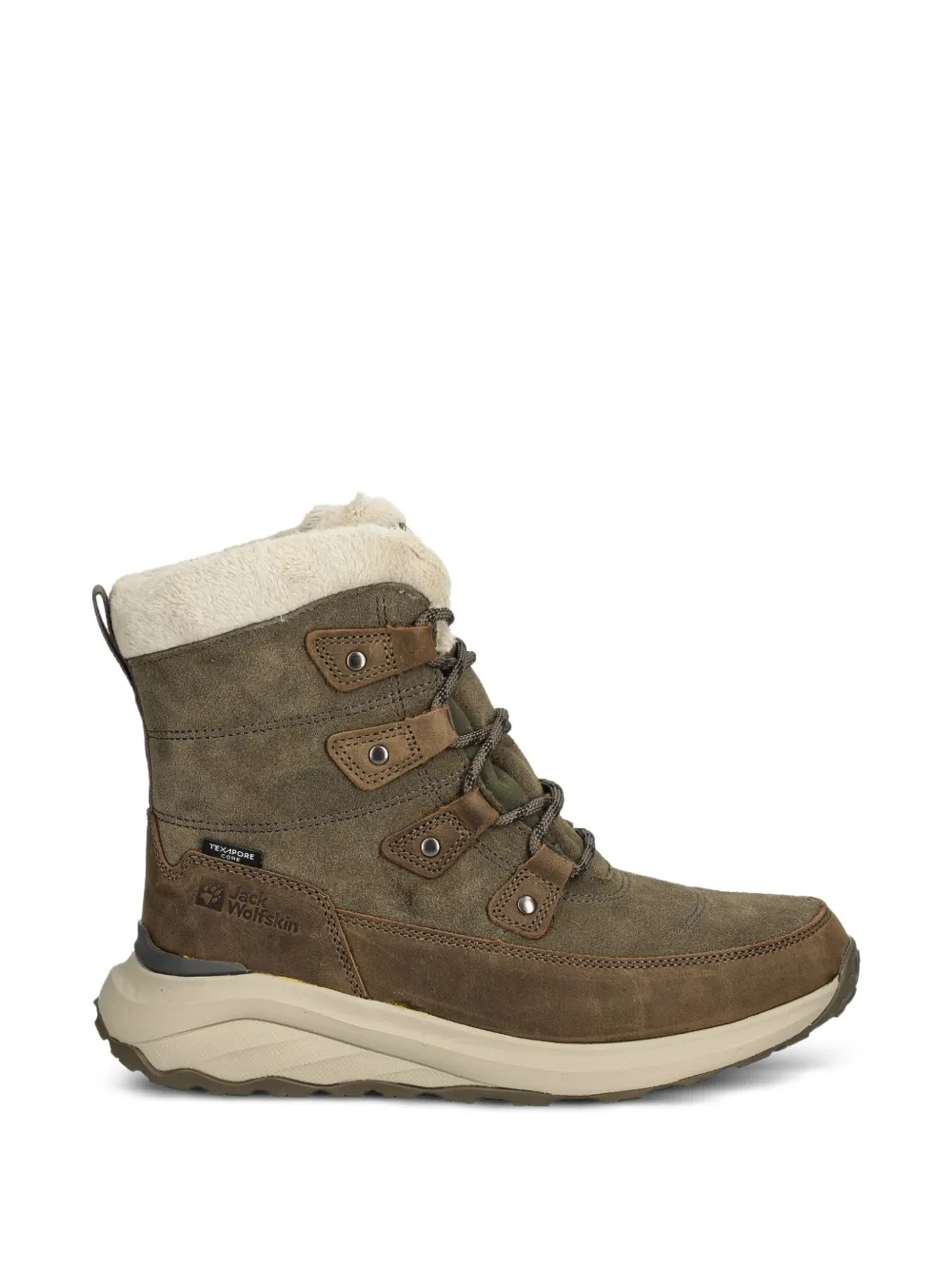 JACK WOLFSKIN Dromoventure lace-up collar boots Bruin