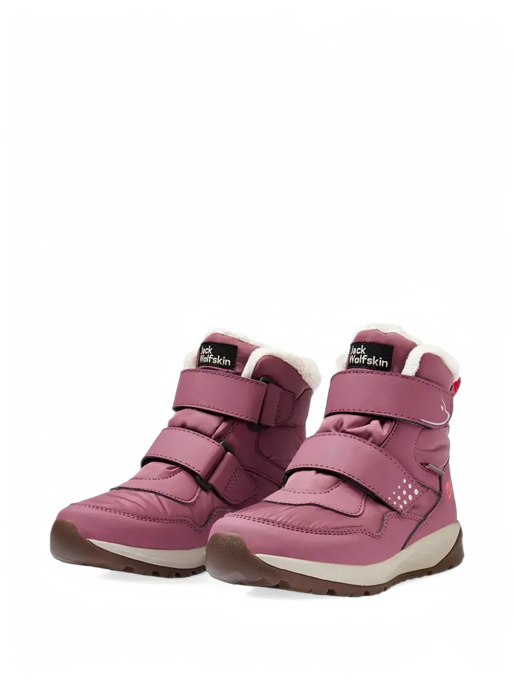 JACK WOLFSKIN Polar Bear-G touch-strap ankle boots - Rosa