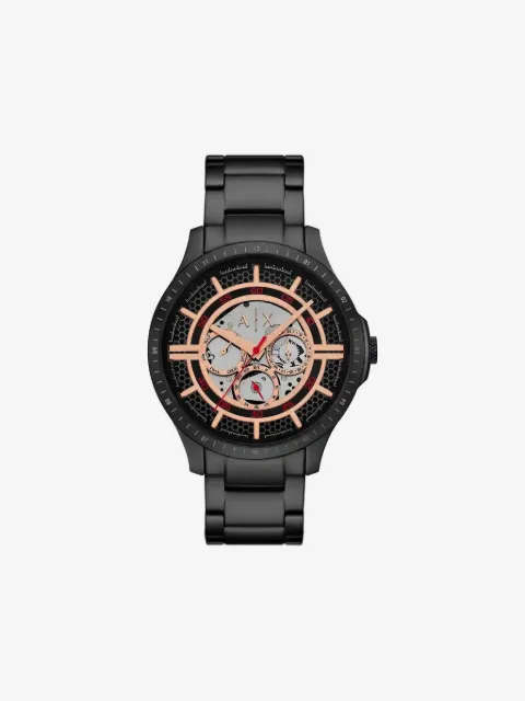 Armani Exchange montre multifonction à boîtier rond 44 mm