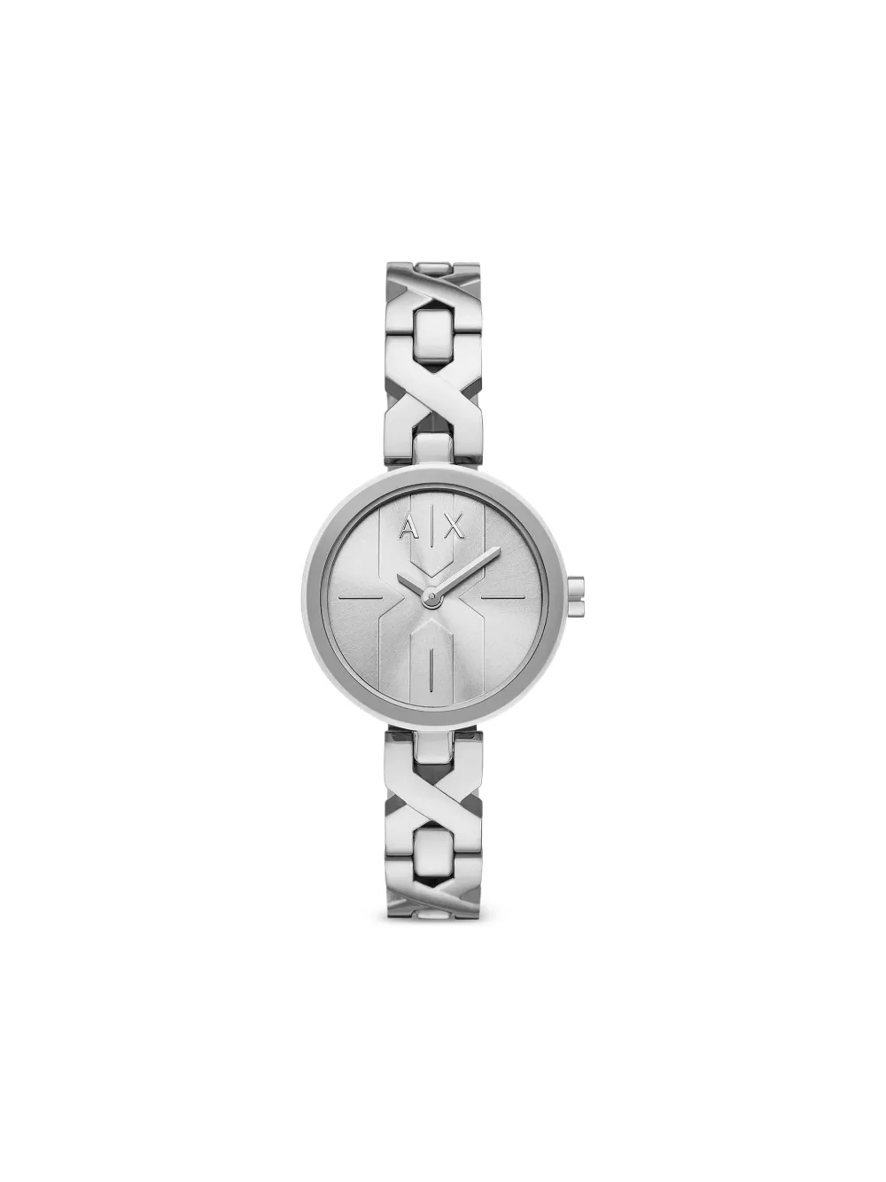 Armani Exchange round-shape 46mm watch - Argento