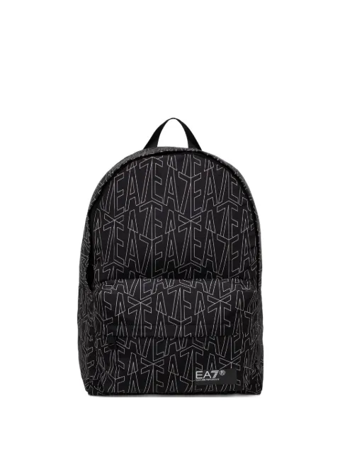 Ea7 Emporio Armani graphic-print backpack