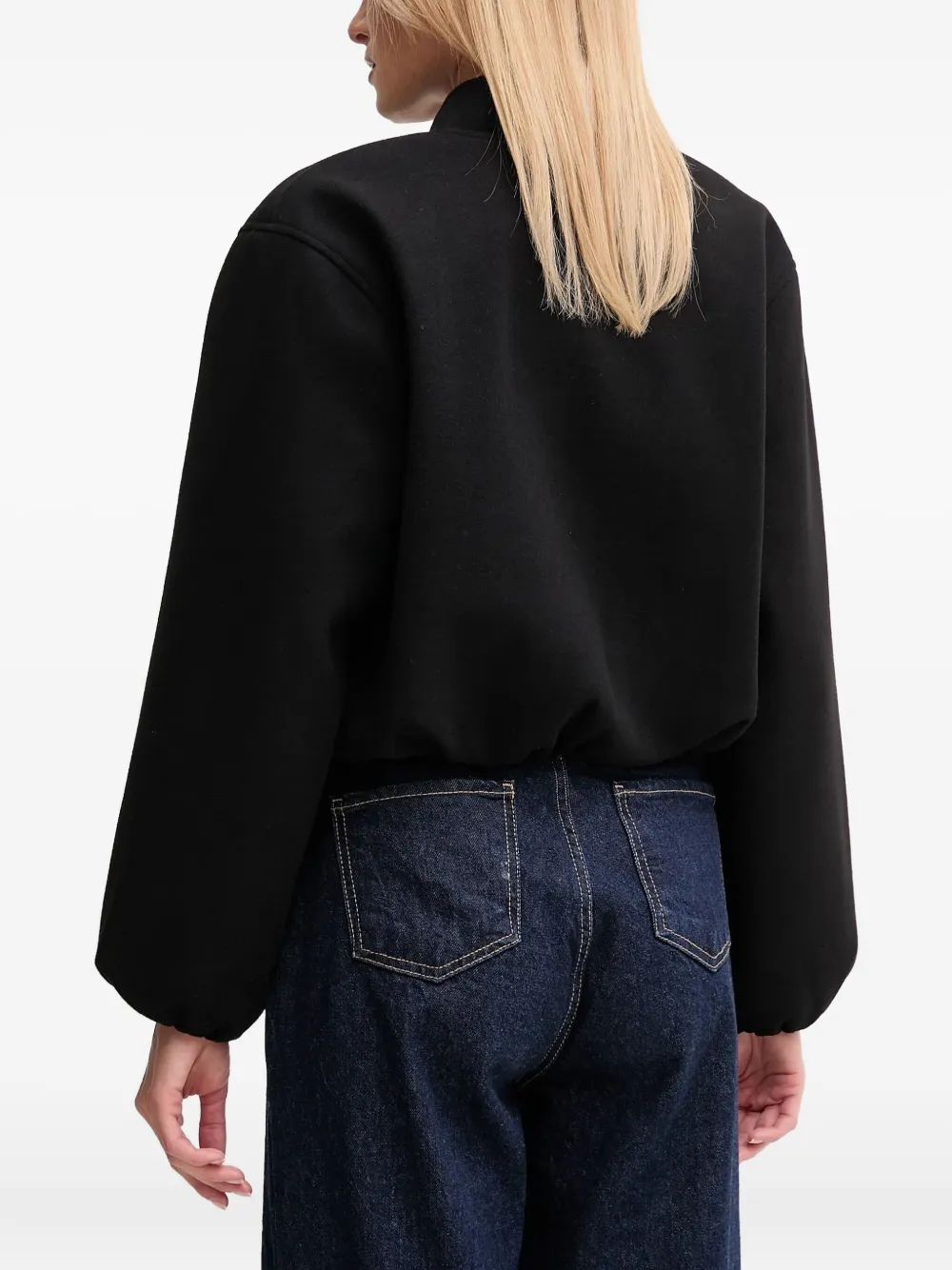 DKNY Bomberjack met ritssluiting Zwart