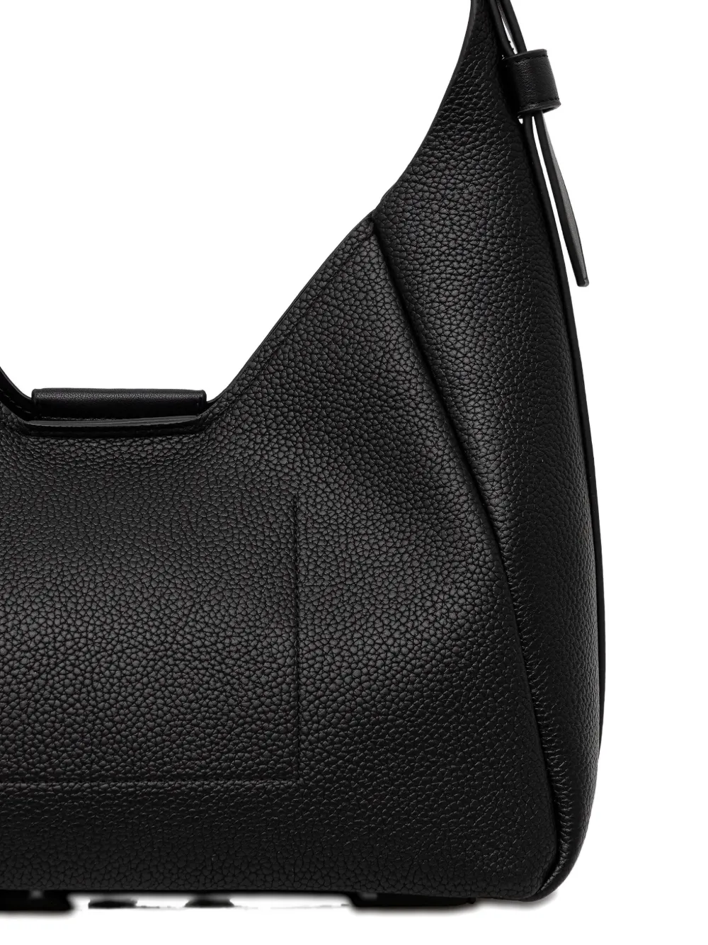 Dkny Karlie Combination-lock Shoulder Bag In Black